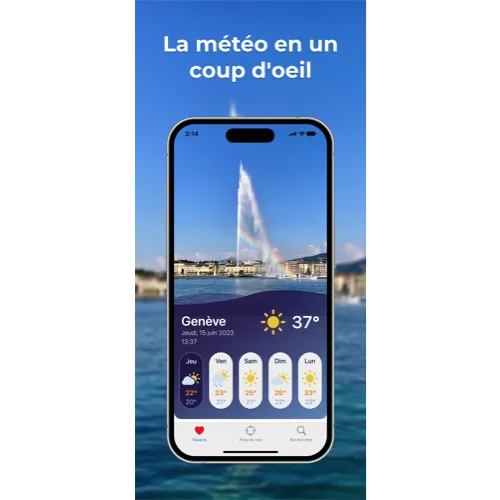 webcam MeteoCam Jet d'Eau Genève météo